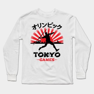 Javelin Thrower Tokyo Olympics Track N Field Athlete Long Sleeve T-Shirt